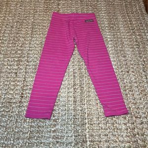 size 4 Matilda Jane Leggings with Gold Metallic Stripes